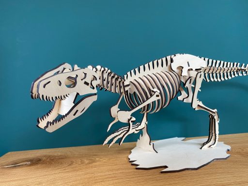 3D Puzzle Dinosauriermodell T-Rex, Holz, detailliertes und realistisches Dino Skelett, für Erwachsene & Kinder, Spielzeug. 3D Puzzle Dinosauriermodell T-Rex, Holz, detailliertes und realistisches Dino Skelett, für Erwachsene & Kinder, Spielzeug.